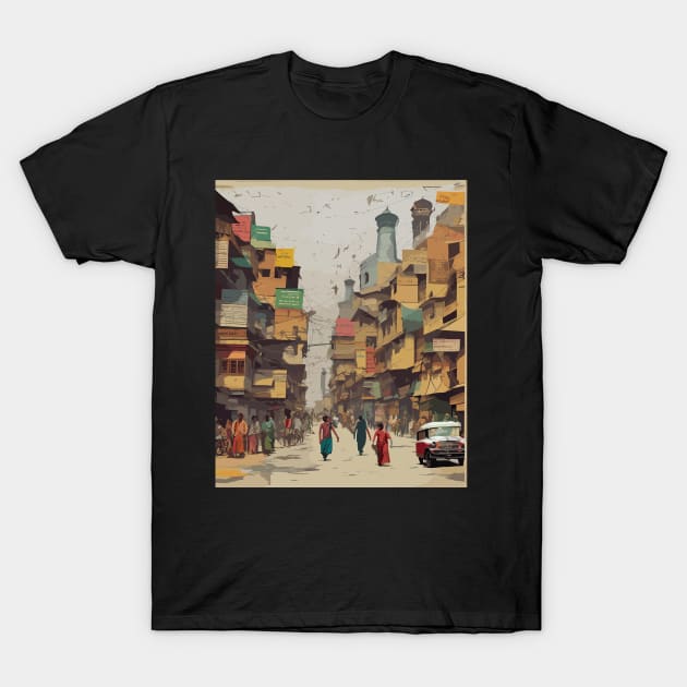 Vintage Lahore Street T-Shirt by DayDue